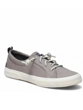 Sperry Pier Wave Gray Slip-On Sneakers Memory Foam Comfort Size 6